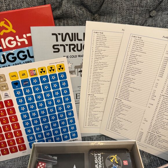 Twilight Struggle (open, unpunched) GMT Games GMT0510-19 - Picture 13 of 15